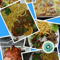 Fotos verschiedener Speisen Rodos Grill
