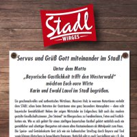 Kontaktdaten und Begrüßung Stadl