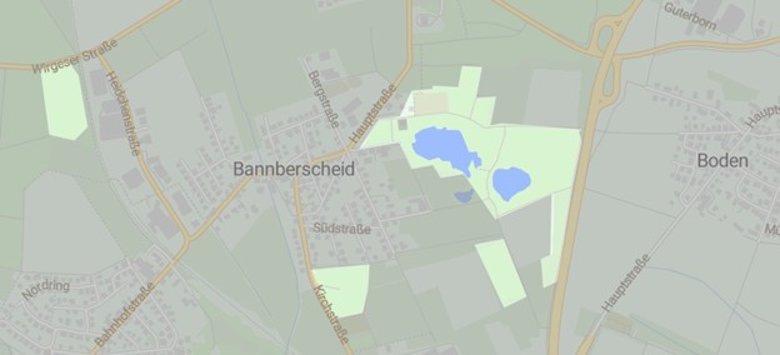 Kartenausschnitt Gemeindewald