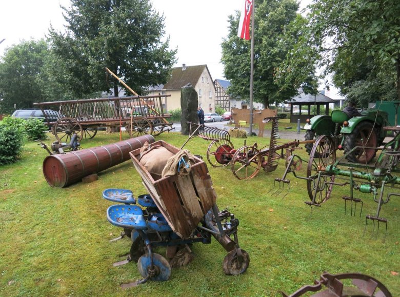 Ausstellung von Landwirtschafts Werkzeug