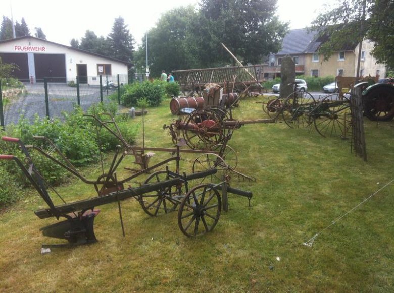 Ausstellung von Landwirtschafts Werkzeug