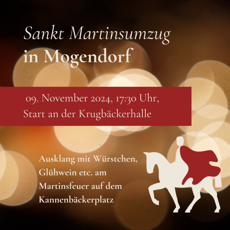 Rot Braun Klassisch Laternenumzug Sankt Martin Instagram Post - 1
