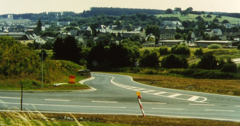 Bau der Umgehungsstraße