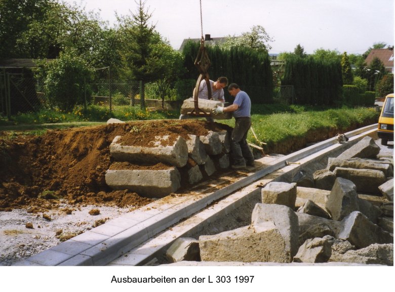 Ausbauarbeiten an der L303 1997