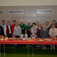 Moschheimer beim Frühstück mit Musik