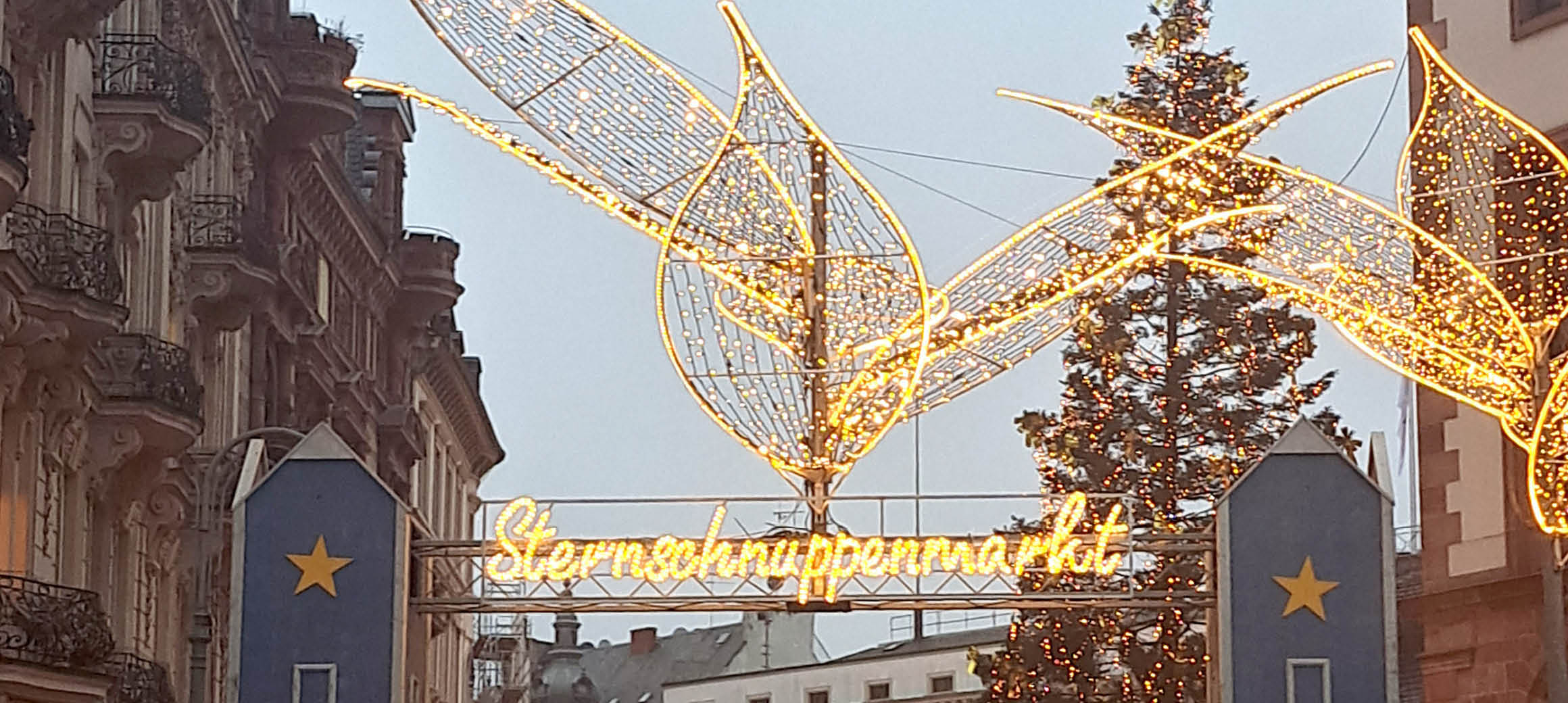 Eingang zum Sternschnuppenmarkt